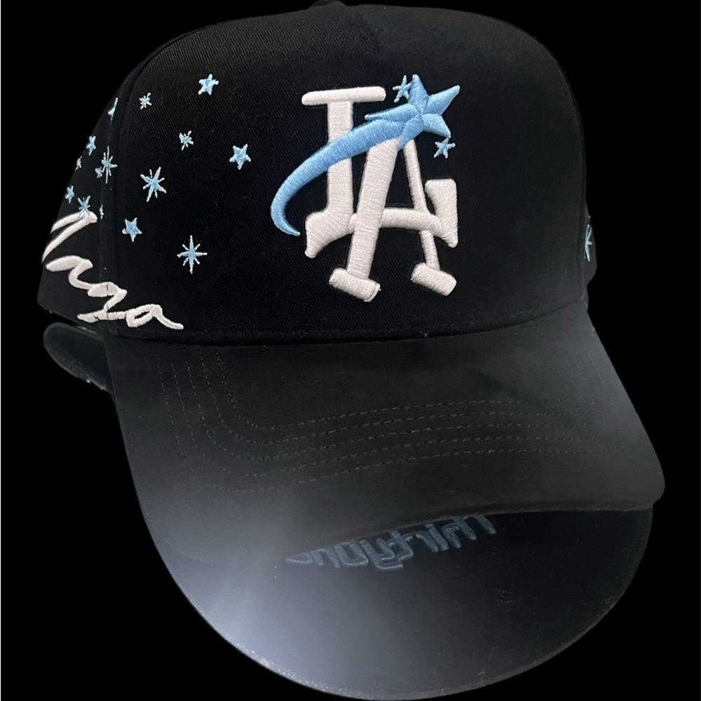 Thirty-One Black and Blue Star Embroidered Hat